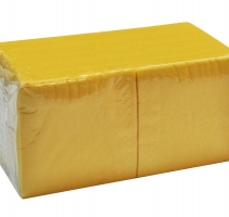 Салфетки бумажные желтые 2-сл. 250л. (24х24см) (18шт в кор.)